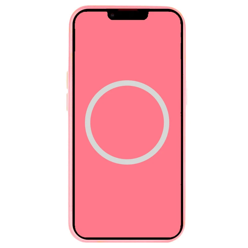 Чехол Silicone case (AAA) with Magsafe and Animation для Apple iPhone 15 Pro Max (6.7") – Розовый / Pink. Фото 3 из 3