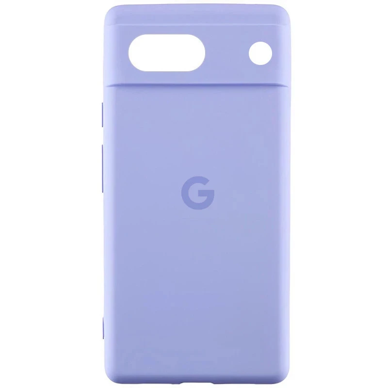 Чохол Silicone Case Lakshmi Premium L з закритою камерою на Google Pixel 7a – Бузковий / Dasheen. Фото 2 з 3