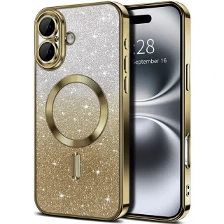 Чохол з блискітками, захисними лінзами на камеру та MagSafe на Apple iPhone 17 (6.3") фото 1 з 1