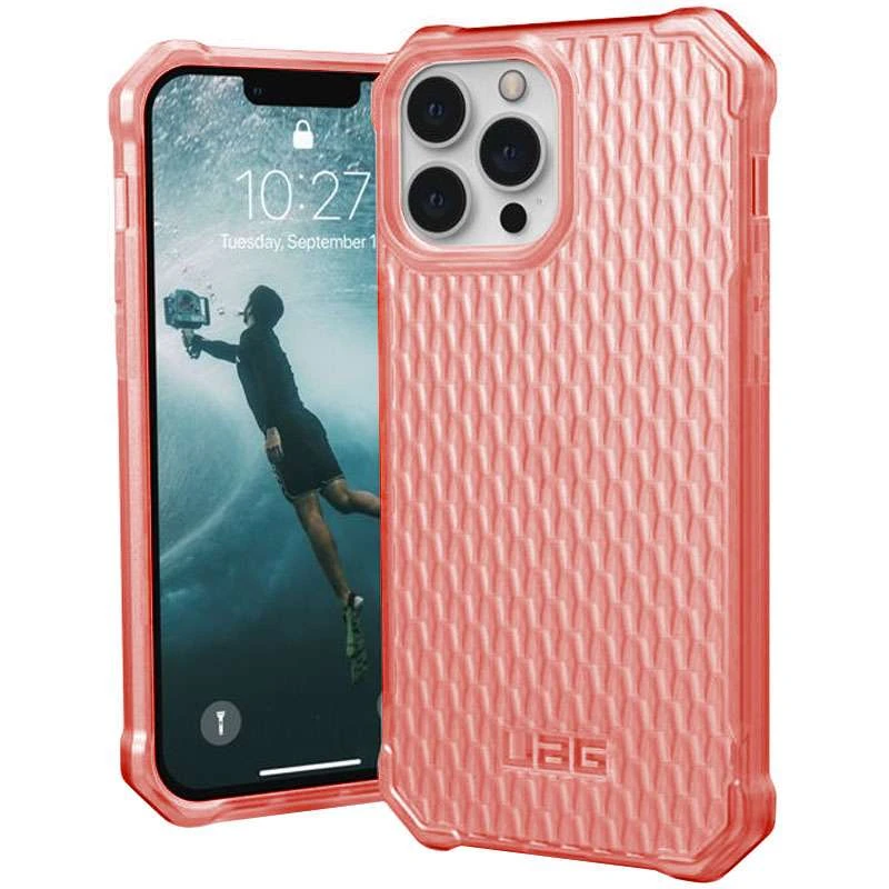 

Силиконовый чехол UAG ESSENTIAL с усиленной защитой углов для Apple iPhone 12 (Красный), Червоний