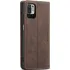 Шкіряний чохол-книжка CaseMe Velvet Nubuck для Xiaomi Redmi Note 10 / Note 10s – Coffee. Фото 5 з 5