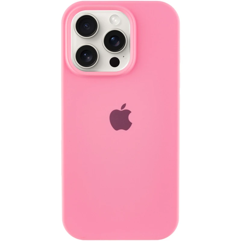Чохол Silicone Case з закритим низом на Apple iPhone 17 Pro (6.3") – Рожевий / Pink. Фото 1 з 1