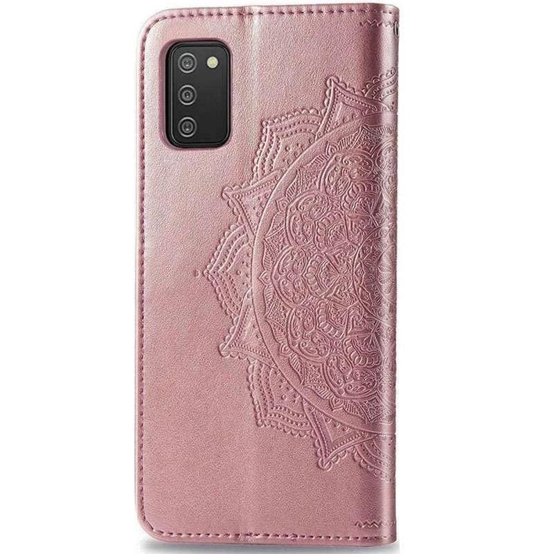 Шкіряний чохол-книжка Art Case з візитницею для Samsung Galaxy A03s – Рожевий. Фото 3 з 4