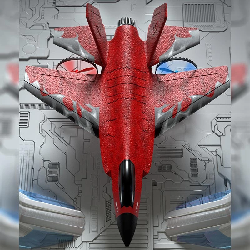 Літак на радіокеруванні SCHE HW39 F35 Fighter – Red. Фото 4 з 6