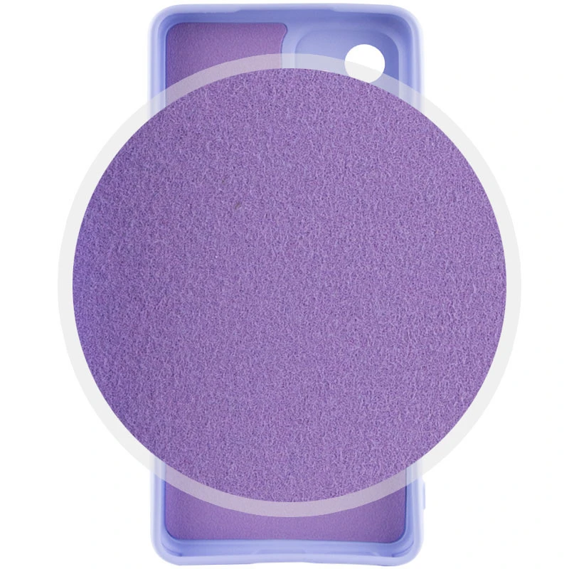 Чохол Silicone Case Lakshmi Premium із закритою камерою для TECNO Pop 5 LTE – Бузковий / Dasheen. Фото 2 з 3