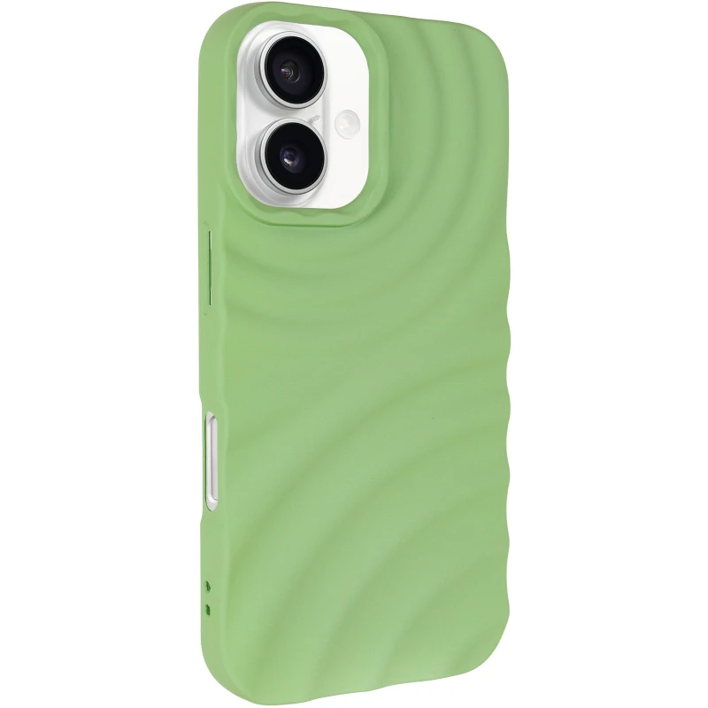 Чехол TPU MonoWave для Apple iPhone 16 – Light Green. Фото 1 из 7