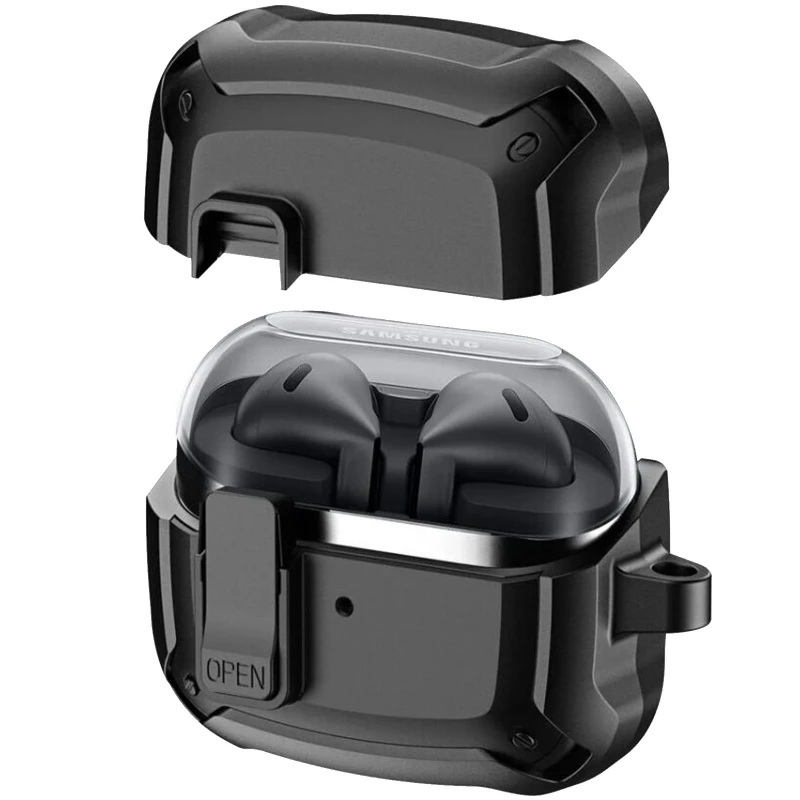 Ударостійкий футляр Dux Ducis Protective Case для Samsung Galaxy Buds 3 / 3 Pro – Black. Фото 5 з 5