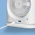 Настільний вентилятор F12 Spray Dual-Fan 2in1 з водяним охолодженням 1800mAh – White. Фото 4 з 5