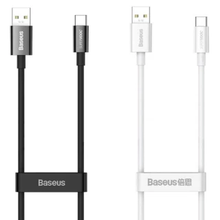 Дата кабель Baseus Superior Series (SUPERVOOC) Fast Charging USB to Type-C 65W 1m (CAYS00090) фото 1 з 2