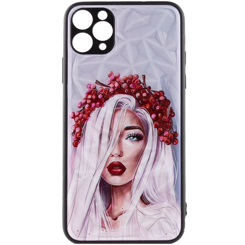 Стеклянный чехол Prisma Ladies на Apple iPhone 11 Pro Max (6.5") – Ukrainian Girl. Фото 3 из 7