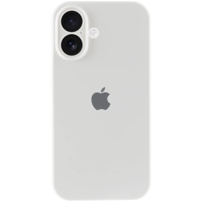 Чохол Silicone Case з захистом камери на Apple iPhone 17 (6.3") – Білий / White. Фото 2 з 3
