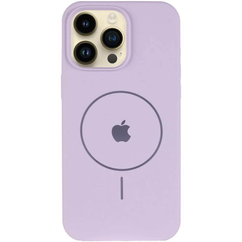 Чохол Silicone Case Full Protective (AA) V2 with MagSafe для Apple iPhone 17 Pro Max (6.9") – Бузковий / Lilac. Фото 3 з 6