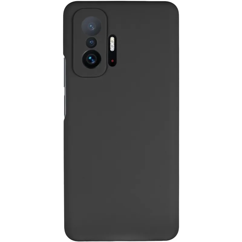 Чохол Silicone Case Lakshmi Premium із закритою камерою для Xiaomi 11T / 11T Pro – Чорний / Black. Фото 5 з 8