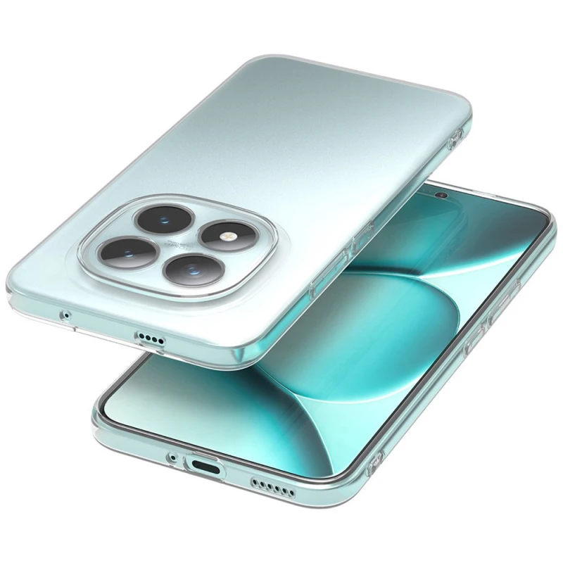 Ультратонкий силіконовий чохол 1мм на Xiaomi Redmi Note 15 4G/5G (EU) – Безбарвний (прозорий). Фото 3 з 5