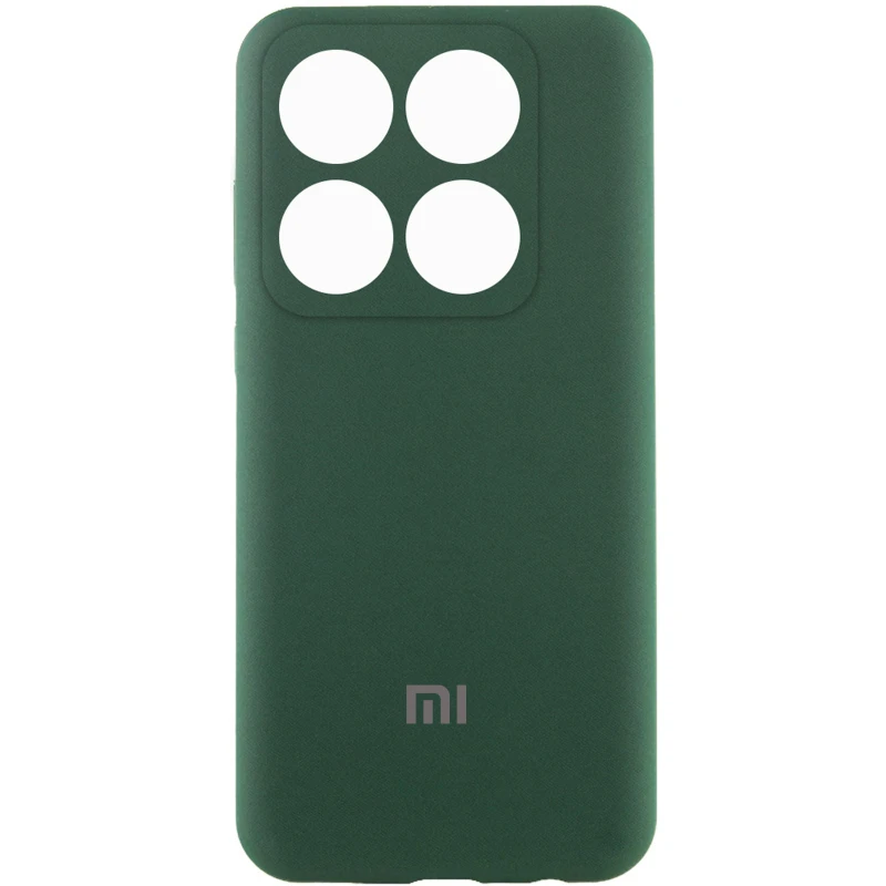 Чохол Silicone Case Lakshmi Premium L з закритою камерою на Xiaomi 14T Pro – Зелений / Cyprus Green. Фото 1 з 1