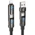 Дата кабель Hoco U143 Joy 4in1 USB to Lightning/Type-C to Type-C 240W (1.2m) фото 1 из 1