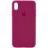 Чохол Silicone Case з закритим низом на Apple iPhone XR (6.1") – Червоний / Rose Red. Фото 1 з 1