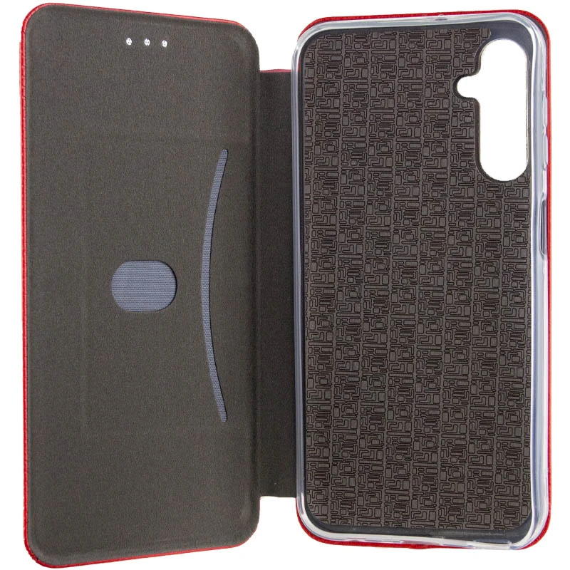 Шкіряний чохол (книжка) Classy Dots на Samsung Galaxy A04s – Червоний. Фото 5 з 7