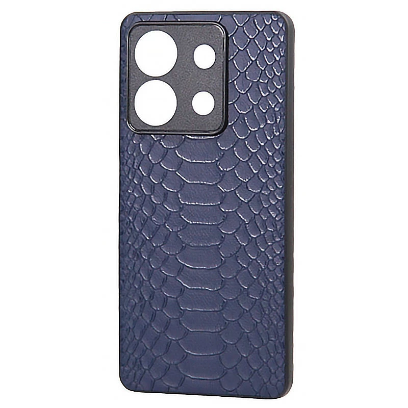 

Змеиный чехол-накладка с закрытой камерой для Xiaomi Poco X6 (Blue)