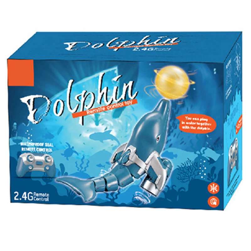 Човен на радіокеруванні SHT 3738AD Dolphin 2.4G – Blue / White. Фото 5 з 5