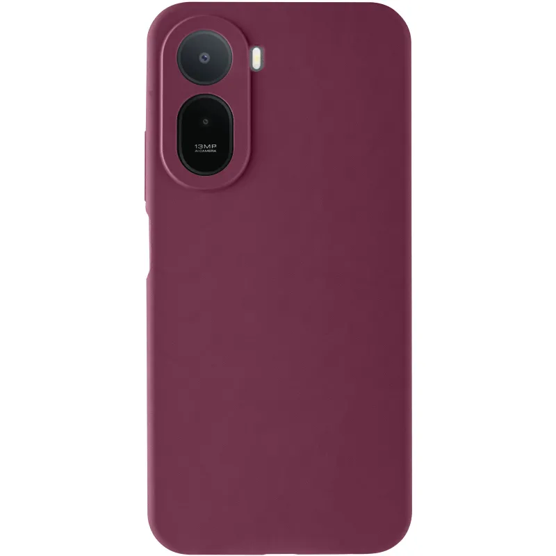 Чехол Silicone Case Lakshmi Premium з закритою камерою на Xiaomi Redmi A7 Pro 4G – Бордовый / Plum. Фото 3 из 6