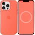 Чохол Silicone case (AAA) with Magsafe and Animation для Apple iPhone 16 Pro – Tangerine. Фото 1 з 3