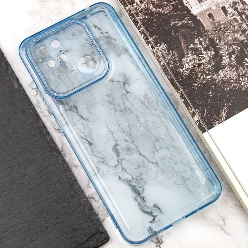 Силіконовий чохол з візерунком на Xiaomi Redmi 10C – Сірий. Фото 4 з 6