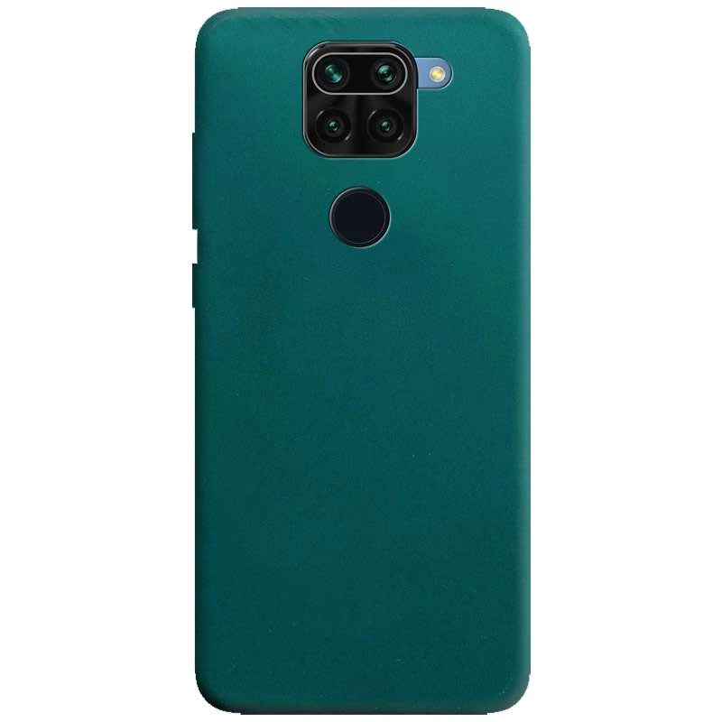 

Кольоровий силіконовий чохол на Xiaomi Redmi Note 9 / Redmi 10X (Зелений / Forest green)