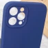 Чехол с защитой камеры Silicone Case для Apple iPhone 12 Pro (6.1") – Синий / Deep navy. Фото 6 из 6