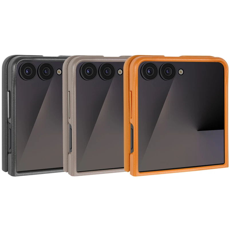 Шкіряний чохол Leather Case Premium на Samsung Galaxy Z Flip5 фото 2 з 2