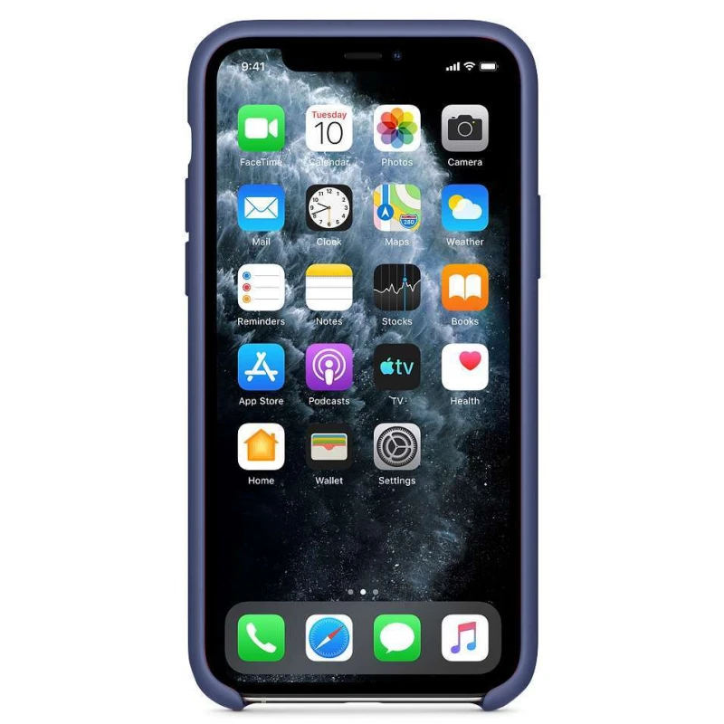 Чехол Silicone Case без лого для Apple iPhone 11 Pro (5.8") – Синий / Aqua Blue. Фото 2 из 3