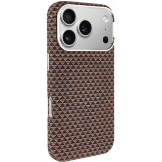 Чохол TPU+PC KVZV Triangular Pattern with Magnetic Fit для Apple iPhone 17 Pro Max (6.9") — Khaki
