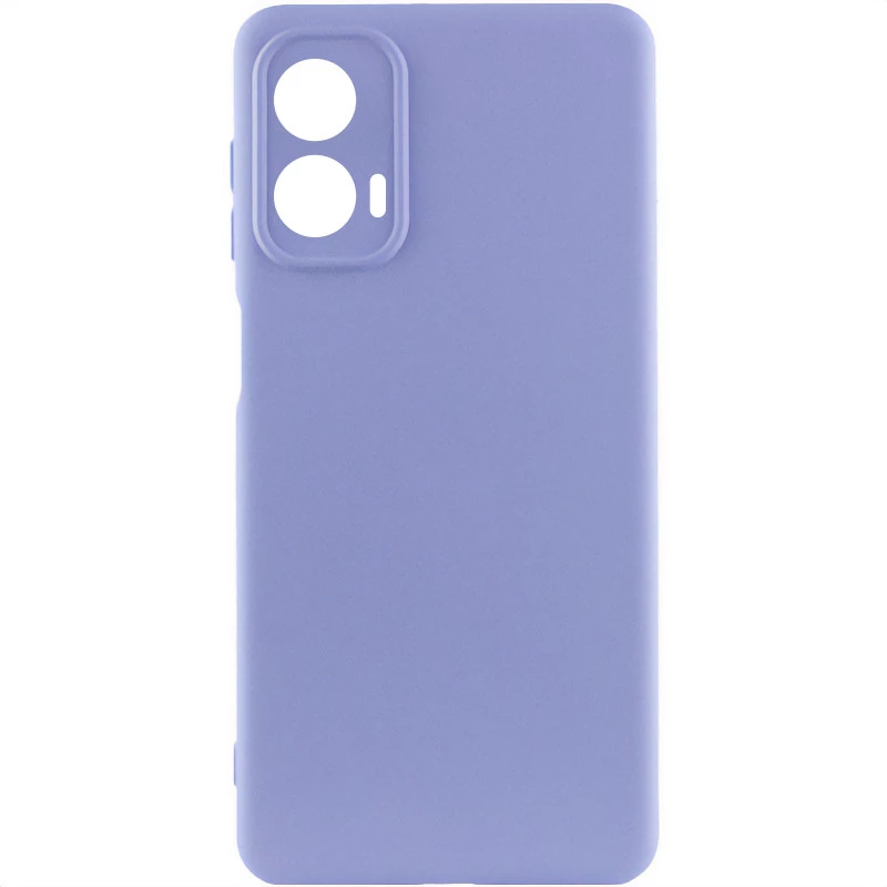 

Чехол Silicone Case Lakshmi Plus с закрытой камерой для Motorola Moto G24 (Сиреневый / Dasheen), Бузковий / dasheen