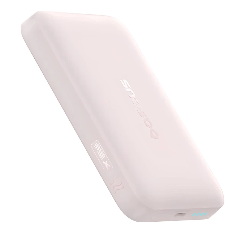 Портативний ЗП Power Bank Baseus EnerFill FM11 Ultra-Mini 22.5W з БЗП 10000mAh (P1008210E123) – Pink. Фото 2 з 3