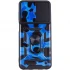 Ударостойкий чехол камуфляж Serge Ring со шторкой для камеры для Samsung Galaxy M13 4G – Синий / Army Blue. Фото 5 Ударостойкий чехол камуфляж Serge Ring со шторкой для камеры для Samsung Galaxy M13 4G – Синий / Army Blue. Фото 5 из 6