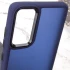 Чехол TPU+PC Lyon Frosted на Motorola Moto G04 – Синий / Navy Blue. Фото 5 из 6