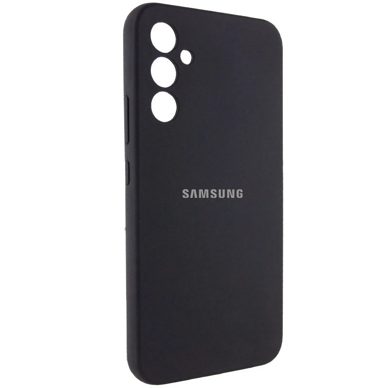 Силиконовый чехол Cover Lakshmi с защитой камеры для Samsung Galaxy A35 – Черный / Black. Фото 5 из 11