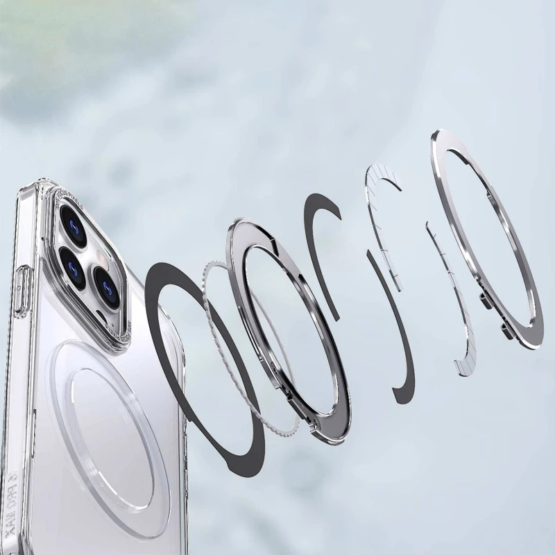 Чохол Empire with MagSafe and Ring для Apple iPhone 15 Pro Max (6.7") – Clear. Фото 5 з 7