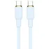 Дата кабель Amaya CC89 Type-C to Type-C 60W (1m) – Blue. Фото 1 з 2