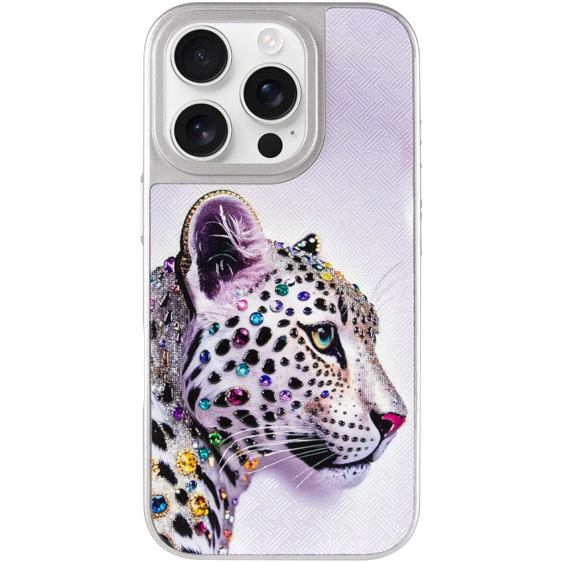 Чехол TPU+PC Crystal Hunt with MagSafe для Apple iPhone 16 Pro – White. Фото 3 из 7