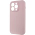 Чехол с защитой камеры Silicone Case для Apple iPhone 14 Pro Max (6.7") – Розовый / Chalk Pink. Фото 3 из 7