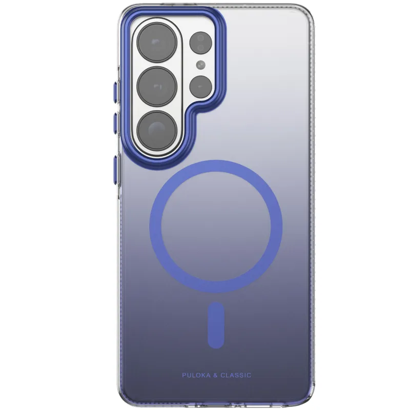 Чехол TPU+PC Puloka Resplendent with Magnetic Fit для Samsung Galaxy S25 Ultra – Blue. Фото 5 из 5