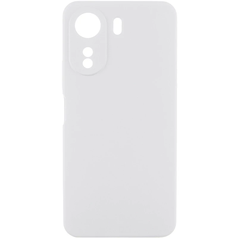 Чохол Silicone Case Lakshmi Plus з закритою камерою на Xiaomi Redmi 13C – Білий / White. Фото 1 з 1