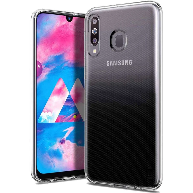 

Ультратонкий силиконовый чехол 1 мм для Samsung Galaxy M30 (Бесцветный (прозрачный)), Безбарвний (прозорий)