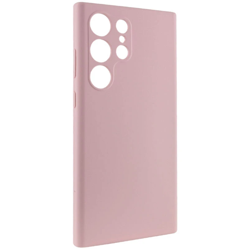 Чехол Silicone Case Lakshmi Premium з закритою камерою на Samsung Galaxy S25 Ultra – Розовый / Pink Sand. Фото 2 из 8