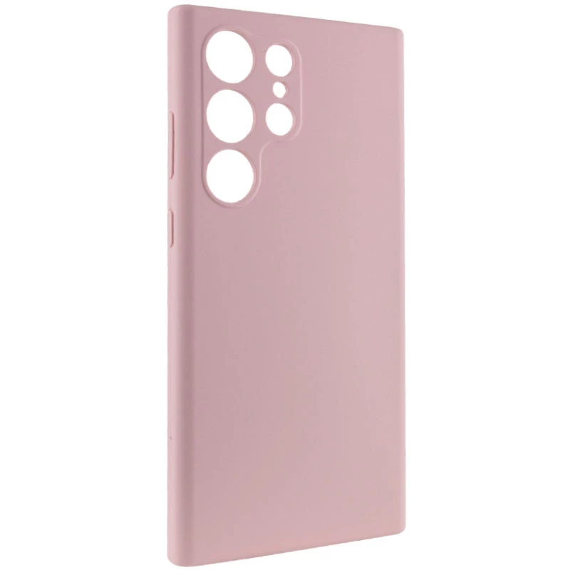 Чехол Silicone Case Lakshmi Premium з закритою камерою на Samsung Galaxy S25 Ultra – Розовый / Pink Sand. Фото 2 из 8