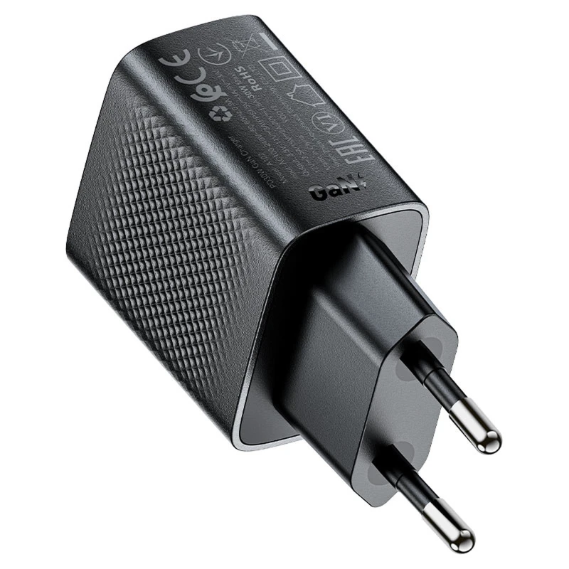 СЗУ Acefast A102 PD30W GaN (1USB-C) – Black. Фото 6 из 6