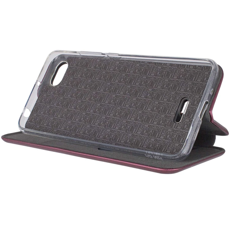 Чохол-книжка класичний на Xiaomi Redmi 6A – Бордовий. Фото 2 з 6