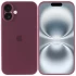 Чохол Silicone Case з захистом камери на Apple iPhone 16 Plus – Бордовий / Plum. Фото 3 з 8
