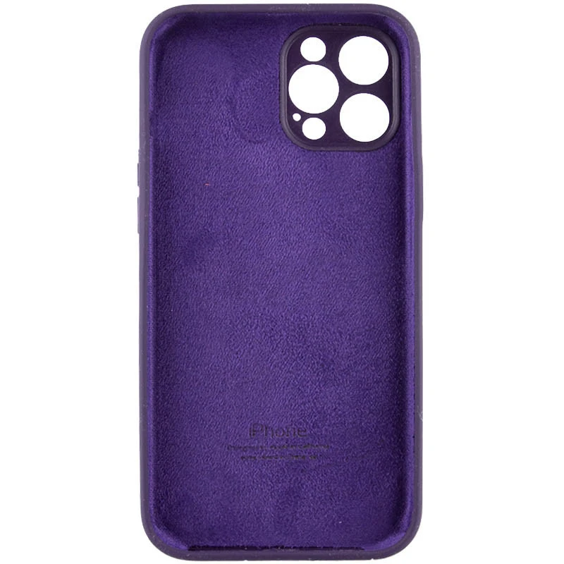 Чохол з захистом камери Silicone Case для Apple iPhone 12 Pro Max (6.7") – Фіолетовий / Elderberry. Фото 4 з 6
